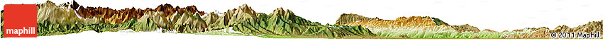 Physical Horizon Map of Trikala, satellite outside