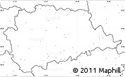 Blank Simple Map of Trikala, no labels