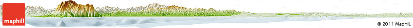 Physical Horizon Map of Evros, lighten