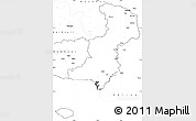 Blank Simple Map of Evros