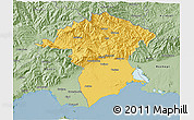 Savanna Style 3D Map of Xanthi