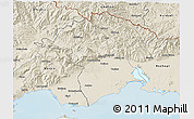 Shaded Relief 3D Map of Xanthi