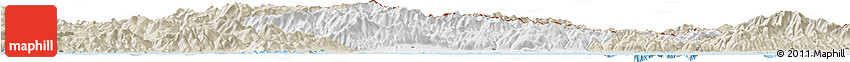 Classic Style Horizon Map of Xanthi