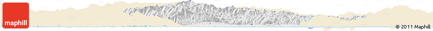 Classic Style Horizon Map of Xanthi, single color outside