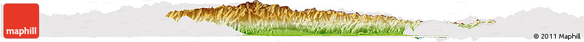 Physical Horizon Map of Xanthi, cropped outside