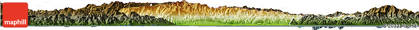 Physical Horizon Map of Xanthi, darken