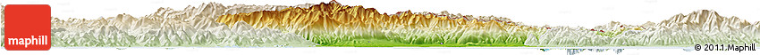 Physical Horizon Map of Xanthi, lighten
