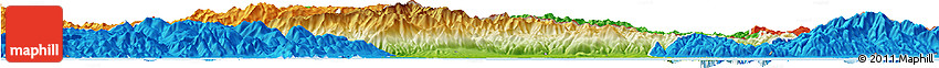 Physical Horizon Map of Xanthi, political outside