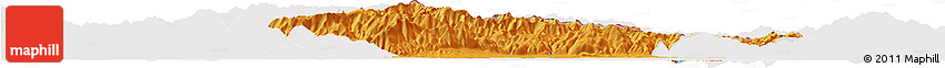 Political Horizon Map of Xanthi, cropped outside