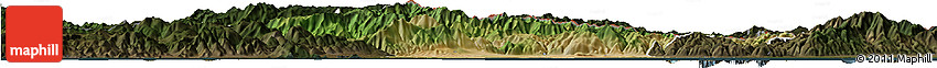 Satellite Horizon Map of Xanthi, darken