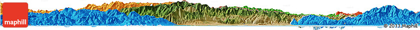 Satellite Horizon Map of Xanthi, political outside