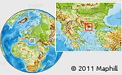 Physical Location Map of Xanthi