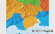 Political Map of Xanthi