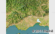 Satellite Map of Xanthi