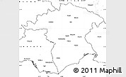 Blank Simple Map of Xanthi