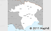 Gray Simple Map of Xanthi