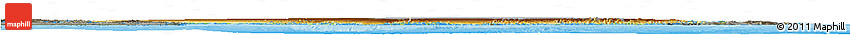 Physical Horizon Map of Greenland, darken, semi-desaturated, land only