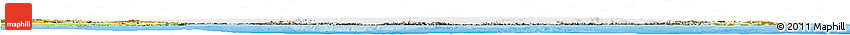 Satellite Horizon Map of Greenland, physical outside