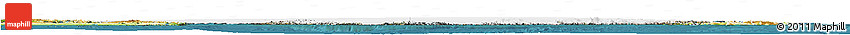 Satellite Horizon Map of Greenland, physical outside, satellite sea