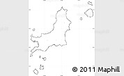 Blank Simple Map of Carriacou, no labels