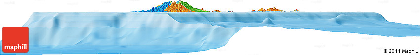 Political Horizon Map of Grenada