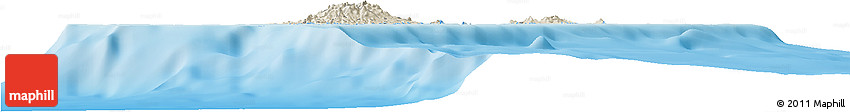 Shaded Relief Horizon Map of Grenada