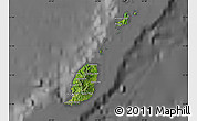 Satellite Map of Grenada, desaturated