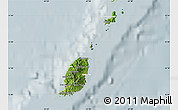 Satellite Map of Grenada, lighten