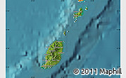 Satellite Map of Grenada, political outside, satellite sea