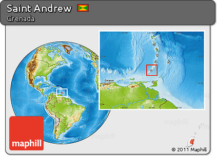 Physical Location Map of Saint Andrew