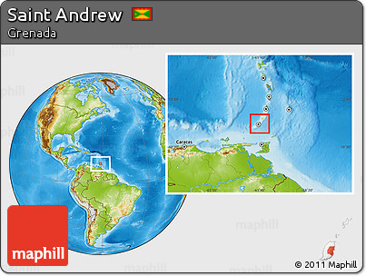 Physical Location Map of Saint Andrew