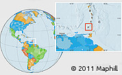 Political Location Map of Saint Andrew