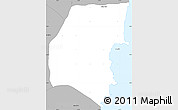 Gray Simple Map of Saint Andrew
