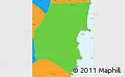 Political Simple Map of Saint Andrew