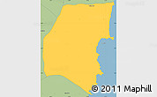 Savanna Style Simple Map of Saint Andrew