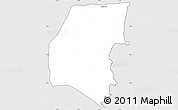 Silver Style Simple Map of Saint Andrew, cropped outside