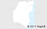 Silver Style Simple Map of Saint Andrew, single color outside