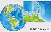 Physical Location Map of Saint David
