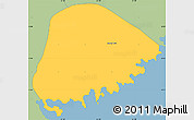 Savanna Style Simple Map of Saint David