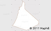 Classic Style Simple Map of Agat, cropped outside