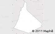 Silver Style Simple Map of Agat, cropped outside