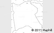 Blank Simple Map of Asan