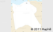 Classic Style Simple Map of Asan