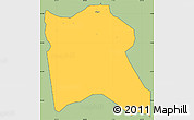 Savanna Style Simple Map of Asan, cropped outside