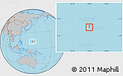 Gray Location Map of Barrigada