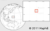 Blank Location Map of Dededo, within the entire country