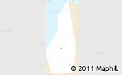 Classic Style Simple Map of Dededo, single color outside