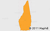 Political Simple Map of Dededo, cropped outside