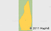 Savanna Style Simple Map of Dededo, cropped outside