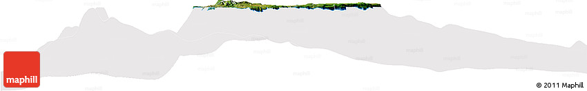 Satellite Horizon Map of Guam, cropped outside